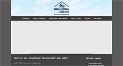 Desktop Screenshot of loprestibau.de